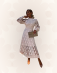Stella | Women’s Summer Long Sleeve Evening Dress