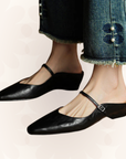 Linda | Genuine Leather Mules