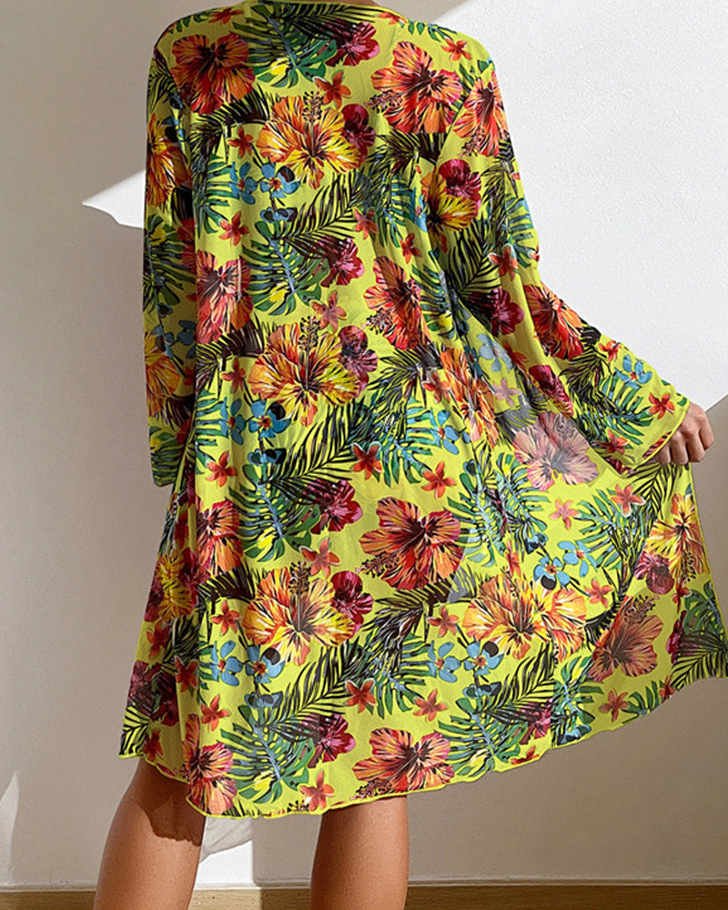 Summer Crush | Bikini with Floral Skirt