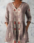 Everly | Long Blouse with V-Neck