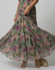 Calen | Off Shoulder Flow Midi Dress