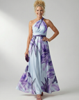 Amiel | Light Floral Maxi Dress