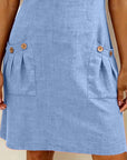 Bonnie™ | Cotton Zip-Front Pocket Dress