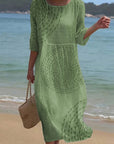 Améliane™ — Elegant midi dress with delicate details