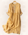 Isabella | Women’s Summer Embroidered Ethnic Midi Dress