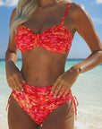 Elina | Abstract Print Thin Straps Bikini