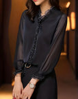 Brooklyn | Women Elegant Long Sleeve Ruffle Blouse