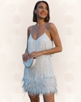 Margaret | Women’s Summer Fitted Sequin Cocktail Mini Dress