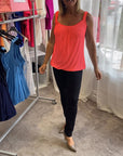 Marie | Pleated Real Relaxed Sleeveless Top