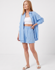 Philomena | Cropped Camisole And Wide Leg Pants Set