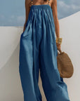 Madison | Denim Wide-Leg Jumpsuit