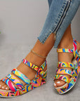 Allison | Platform Ankle Strap Sandals