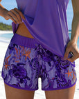 Tankini Stylish Sea Print Split