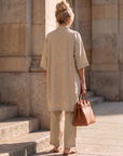 Yael | Three Piece Relaxed Top Pant Set