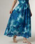 Sylin | Gathered Halter Midi Dress