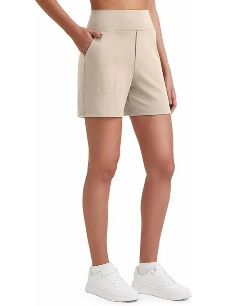 Rachel | High Waist Comfortable Shorts