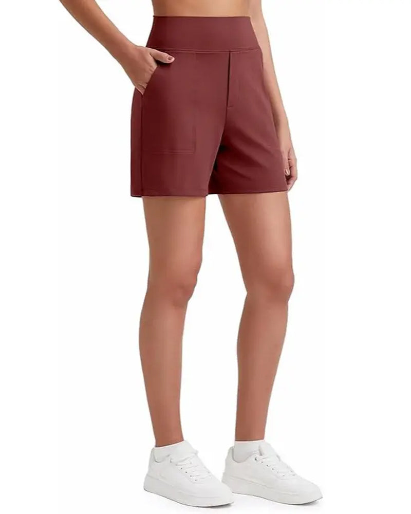 Rachel | High Waist Comfortable Shorts
