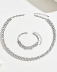 Set Fishbone Crystals