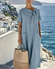 Mireille™ — Flowing and Summery Cotton Dress
