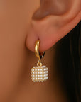 Pearl Cube Earrings