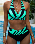 Tammi - Striped Swimsuit Set