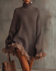 Nina | Ruffled Knit Dress