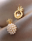 Pearl Pineapple Earrings