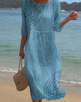 Améliane™ — Elegant midi dress with delicate details