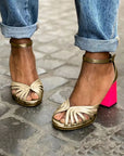 Bicolored All Day Comfort Heels