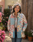 Liora | Charming Floral Quilted Jacket