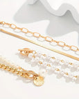Luxe Layered Pearl Bracelet Set