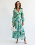 Althea | Long Sleeve Floral Maxi Dress