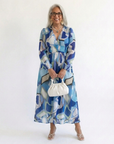Althea | Long Sleeve Floral Maxi Dress