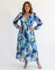Althea | Long Sleeve Floral Maxi Dress