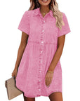 Jane | Denim Shirt Dress