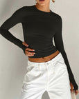 Brooklyn | Women Summer Long Sleeve Crop Top
