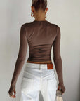 Brooklyn | Women Summer Long Sleeve Crop Top