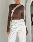 Brooklyn | Women Summer Long Sleeve Crop Top