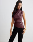 Ella | Women’s Summer Sleeveless Chic High Neck Top