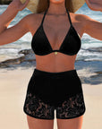 By Esmee® | Elegant Solid Lace Bikini Set