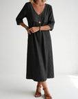 Lioréa™ — Elegant, casual midi dress