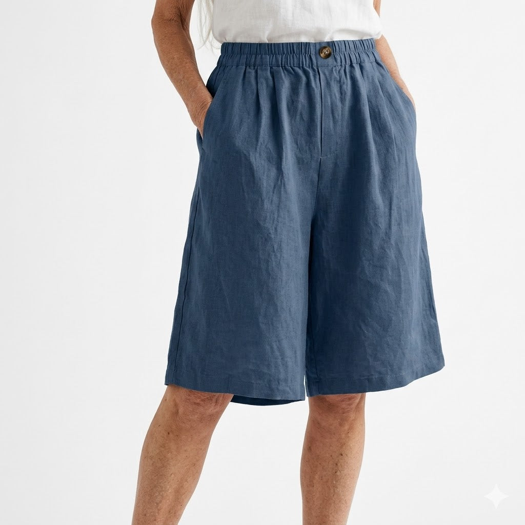 Wandeline™ — Short Loose Elastic Waist Comfortable Natural Summer Pants