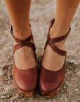 Mia | Women Elegant Closed Toe Wedge Heels