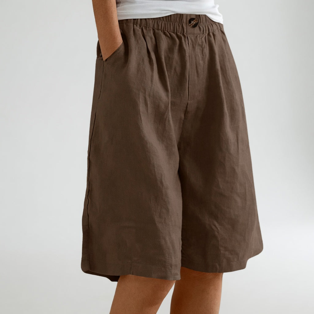 Wandeline™ — Short Loose Elastic Waist Comfortable Natural Summer Pants