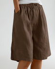 Wandeline™ — Short Loose Elastic Waist Comfortable Natural Summer Pants