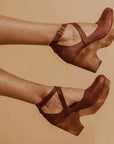 Mia | Women Elegant Closed Toe Wedge Heels