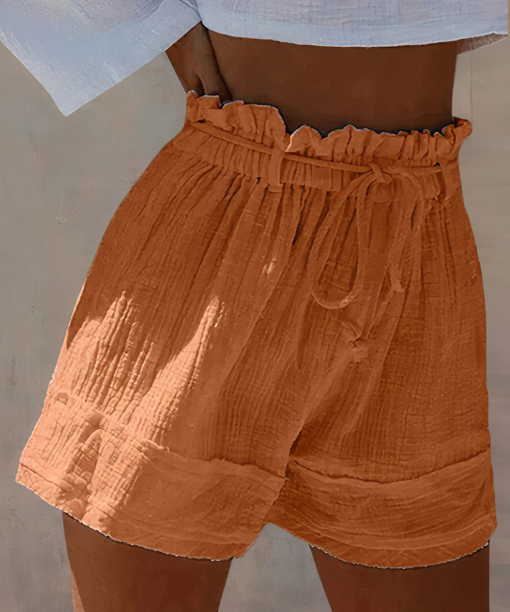 Daphne - Airy Paperbag Shorts