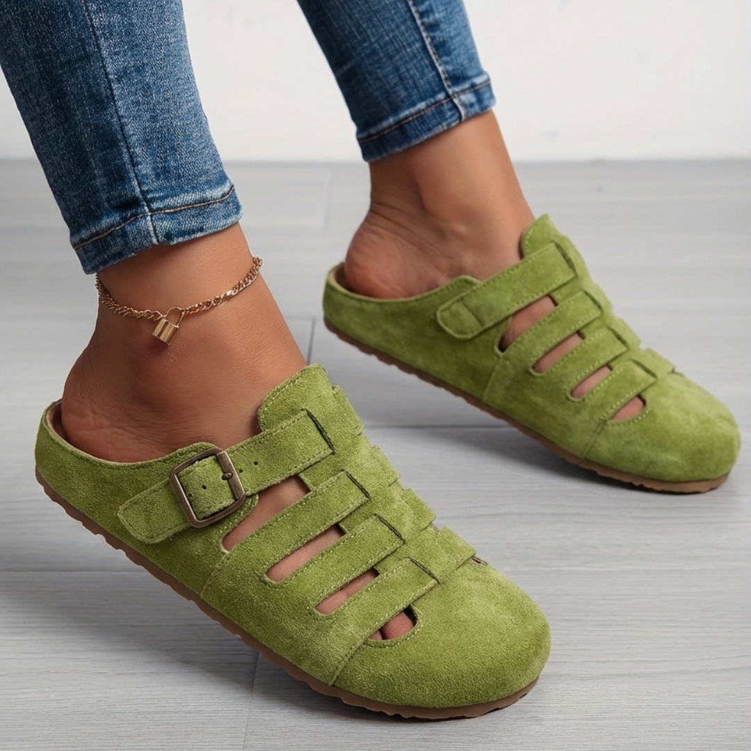 Clara | Comfortable Open Slippers without Closure