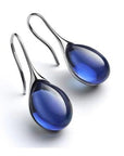 Chic Hanging Earrings with Crystals