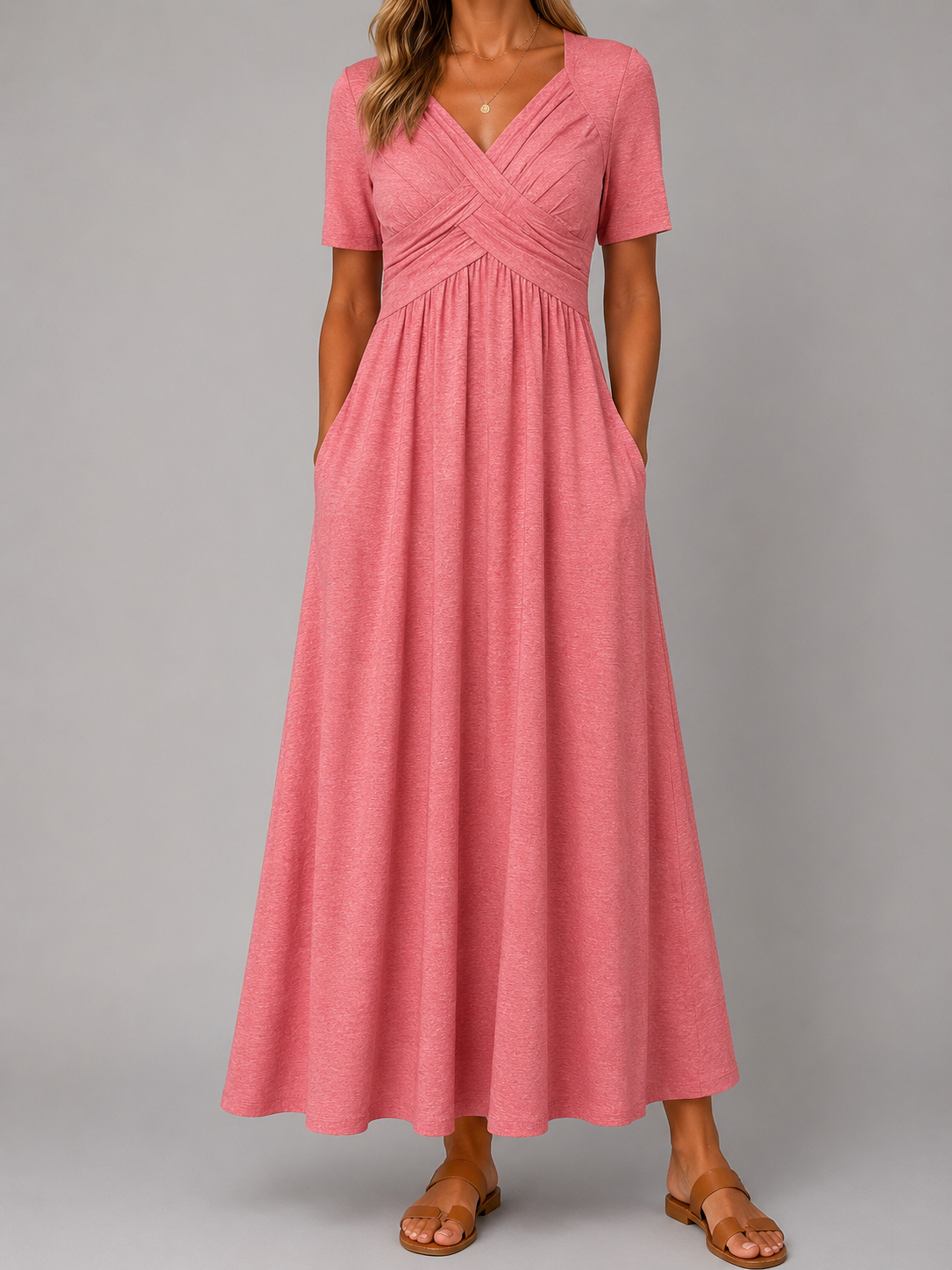 Scarlett | Elegant A-line Midi Dress